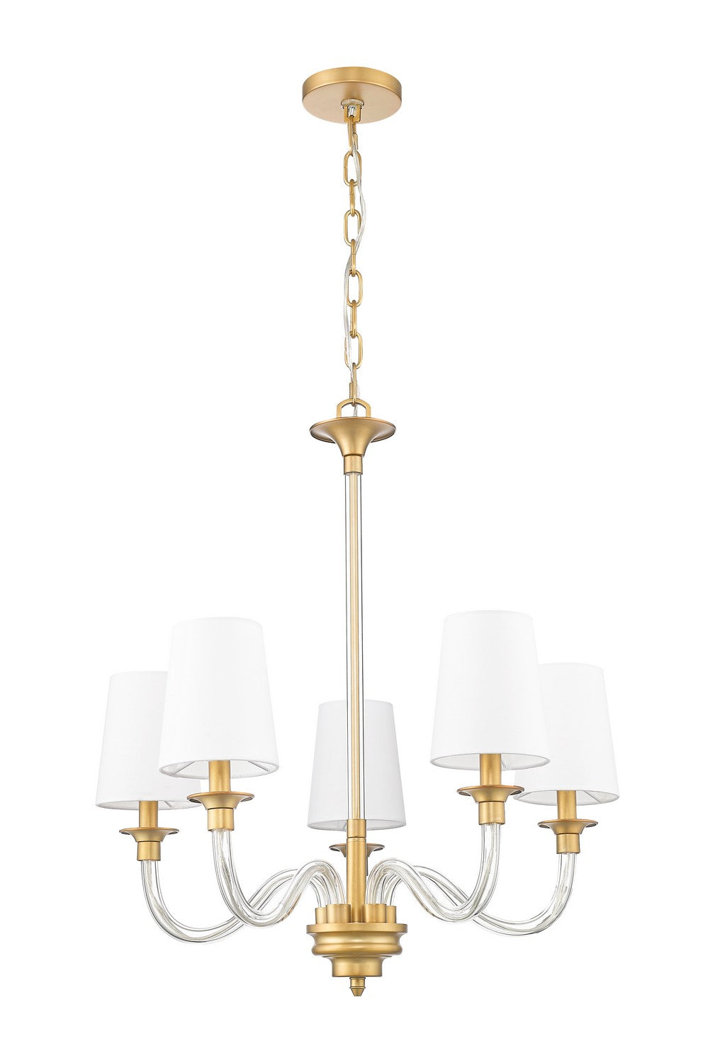 Z-Lite Canada - 1950-5RB - Five Light Chandelier - Katerina - Rubbed Brass
