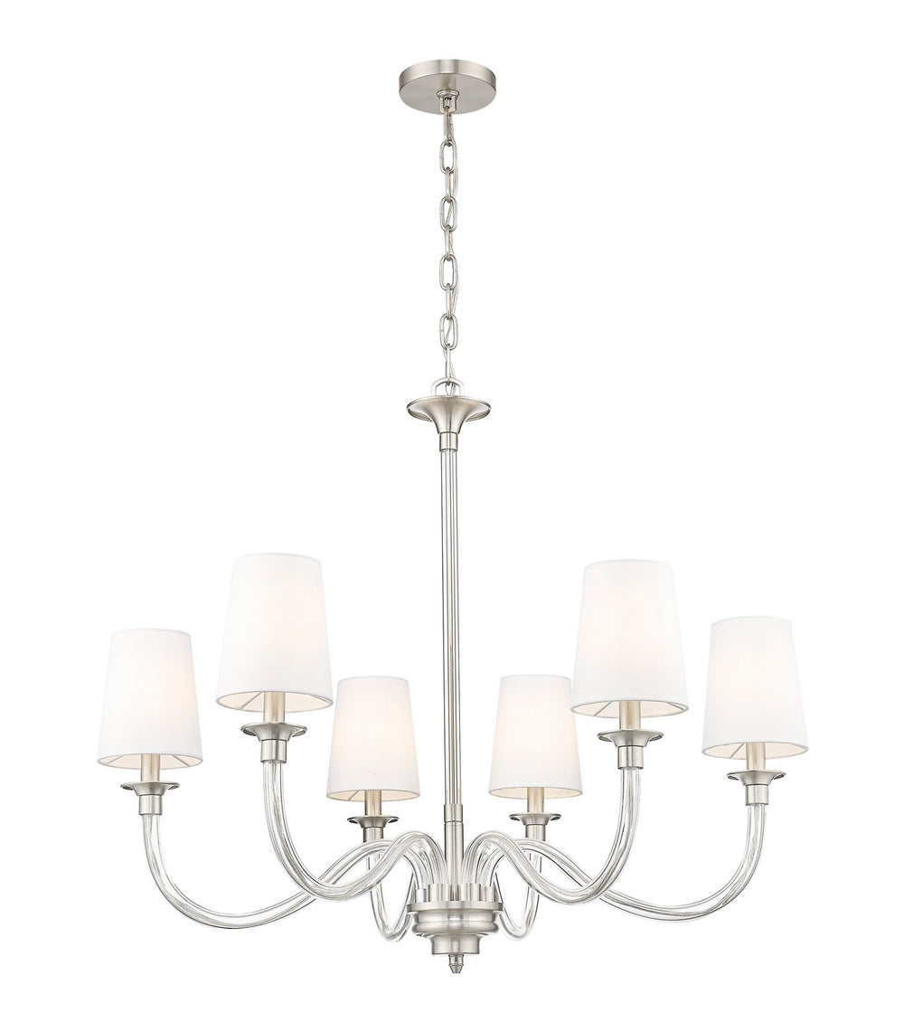 Z-Lite Canada - 1950-6BN - Six Light Chandelier - Katerina - Brushed Nickel