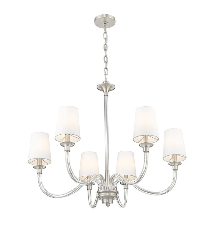 Z-Lite Canada - 1950-6BN - Six Light Chandelier - Katerina - Brushed Nickel