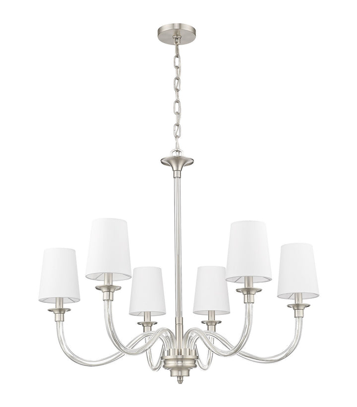 Z-Lite Canada - 1950-6BN - Six Light Chandelier - Katerina - Brushed Nickel