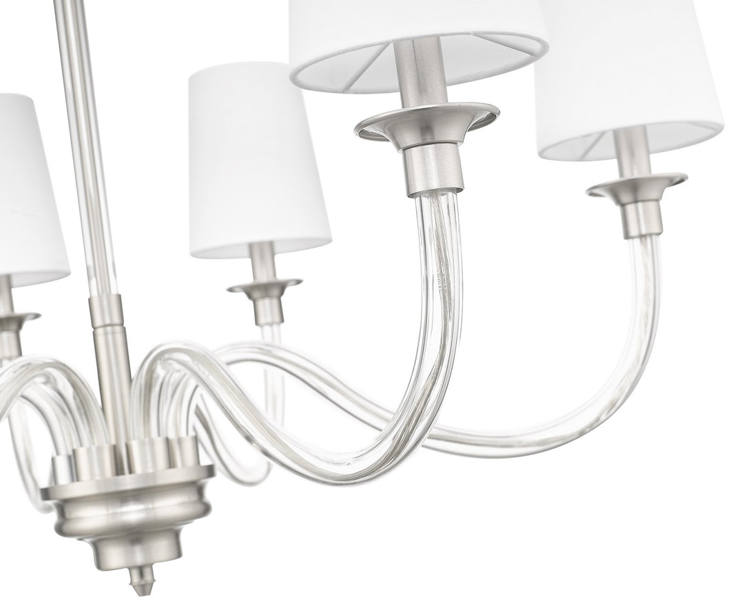 Z-Lite Canada - 1950-6BN - Six Light Chandelier - Katerina - Brushed Nickel