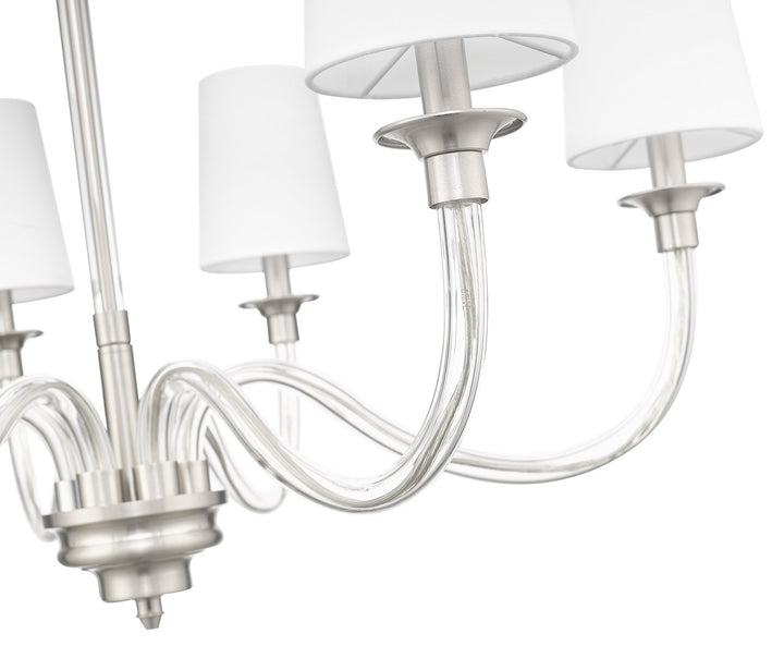Z-Lite Canada - 1950-6BN - Six Light Chandelier - Katerina - Brushed Nickel