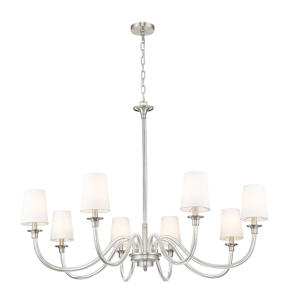 Z-Lite Canada - 1950-8BN - Eight Light Chandelier - Katerina - Brushed Nickel