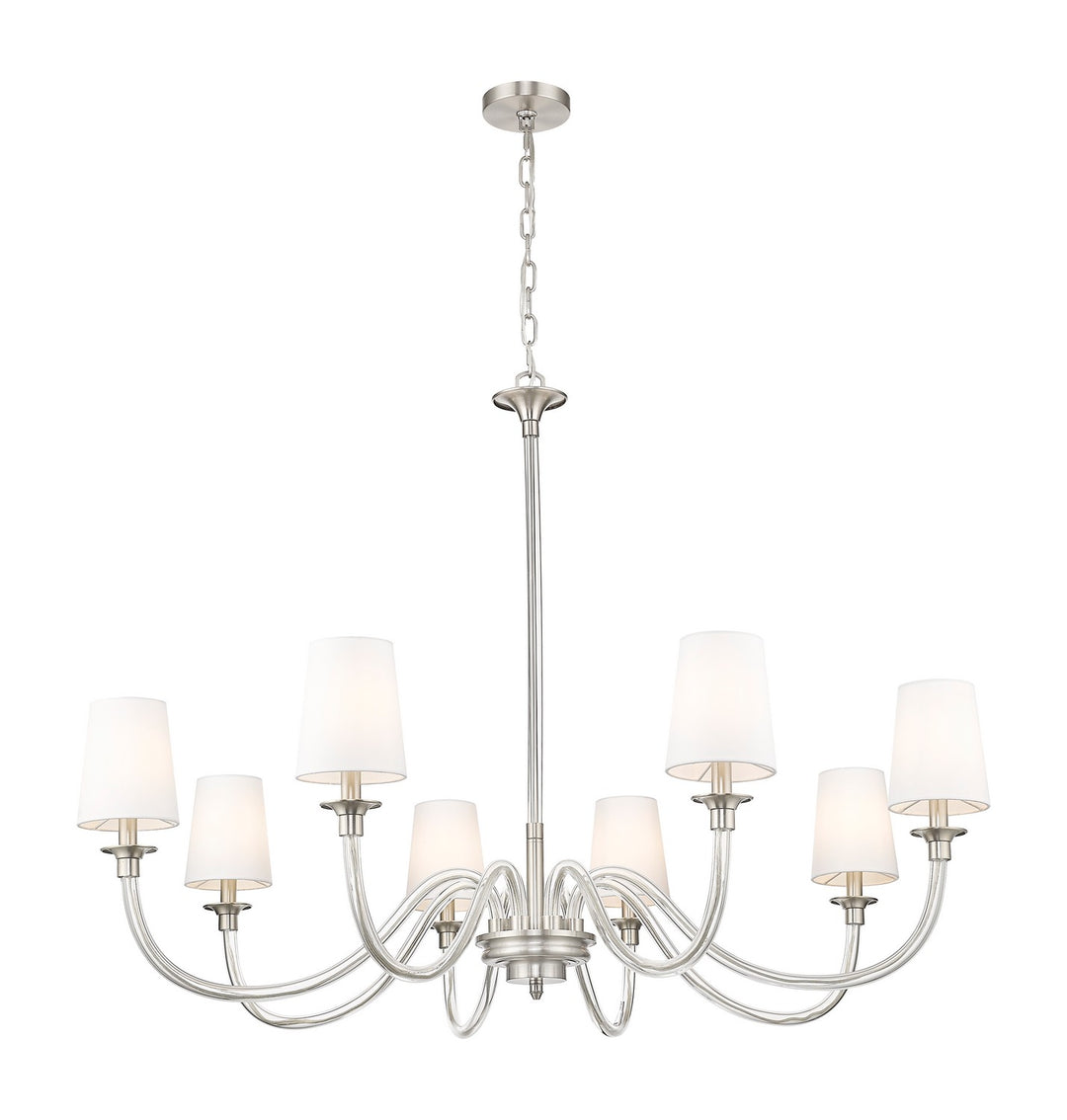 Z-Lite Canada - 1950-8BN - Eight Light Chandelier - Katerina - Brushed Nickel