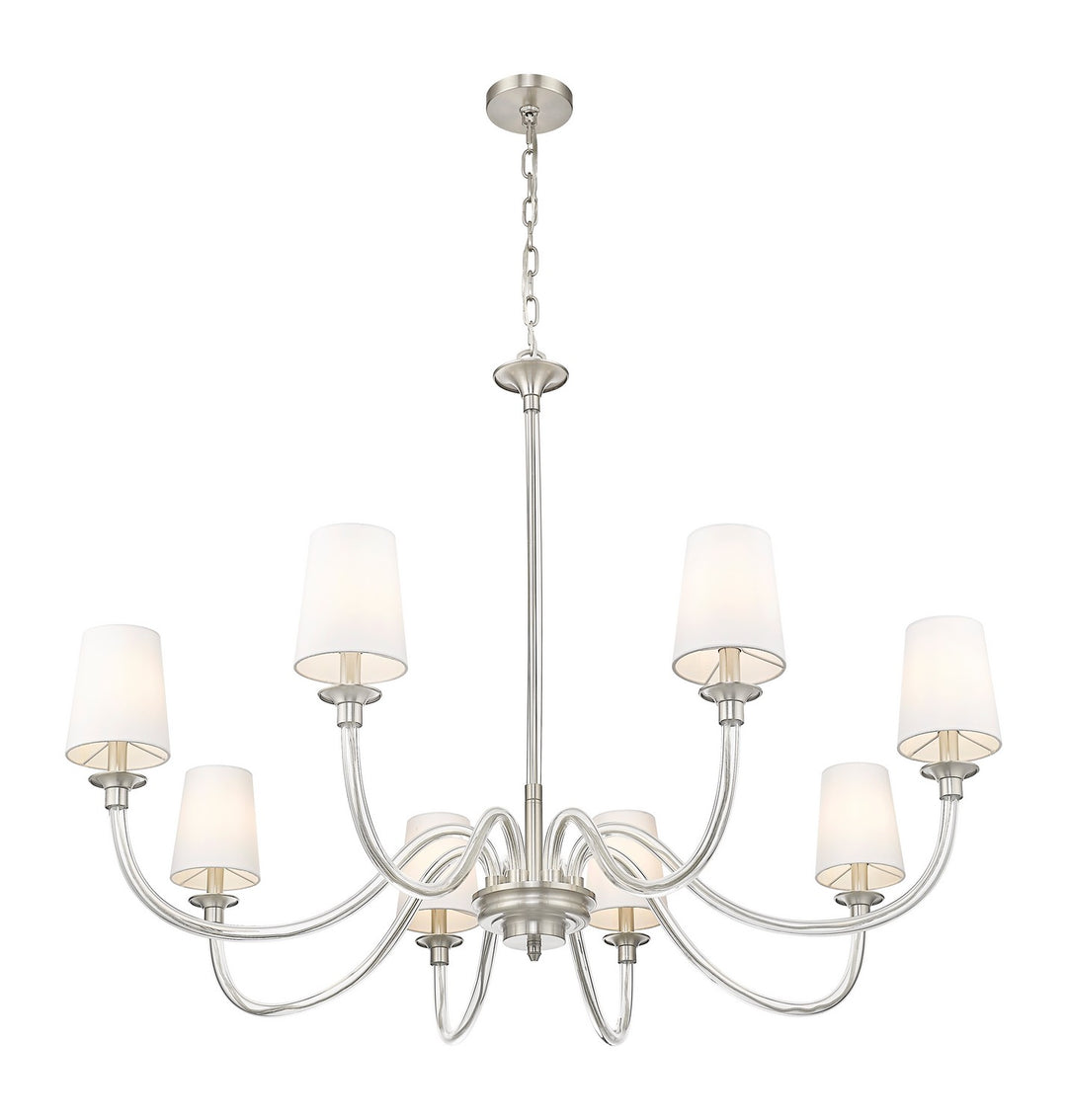 Z-Lite Canada - 1950-8BN - Eight Light Chandelier - Katerina - Brushed Nickel