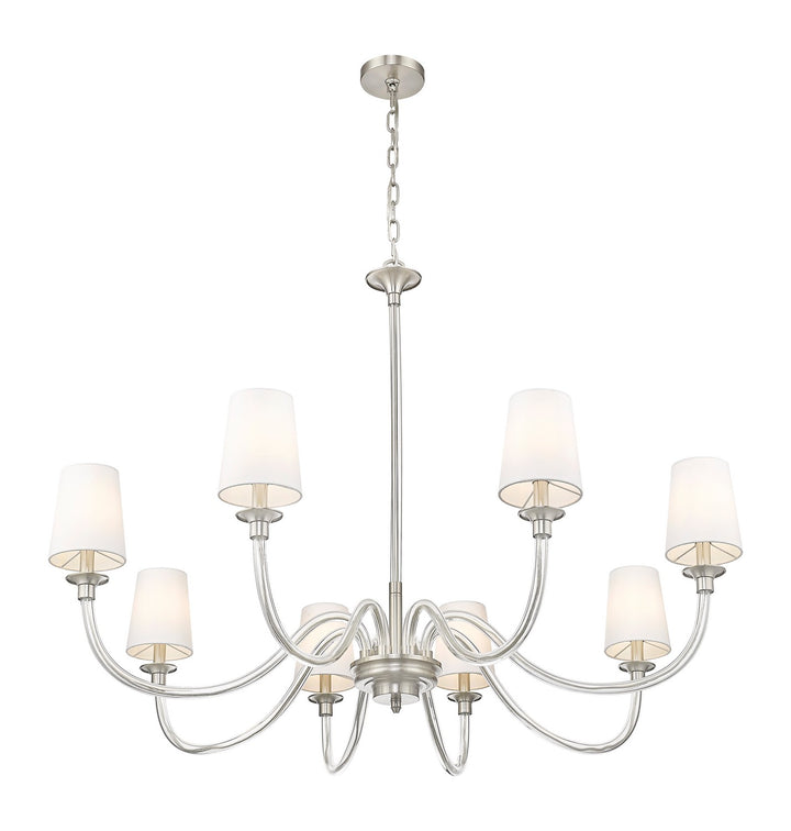 Z-Lite Canada - 1950-8BN - Eight Light Chandelier - Katerina - Brushed Nickel