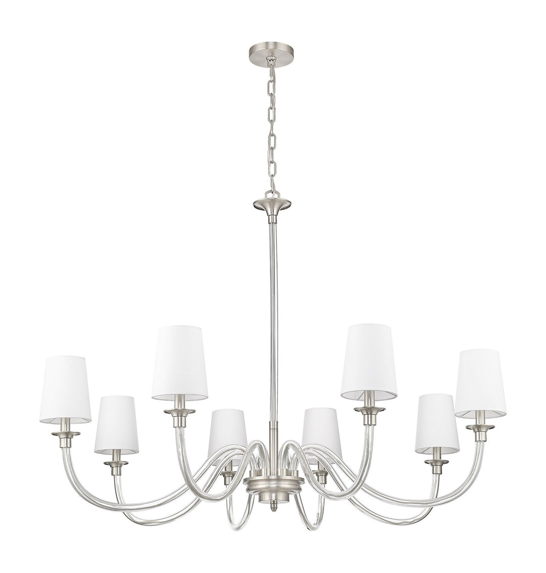 Z-Lite Canada - 1950-8BN - Eight Light Chandelier - Katerina - Brushed Nickel