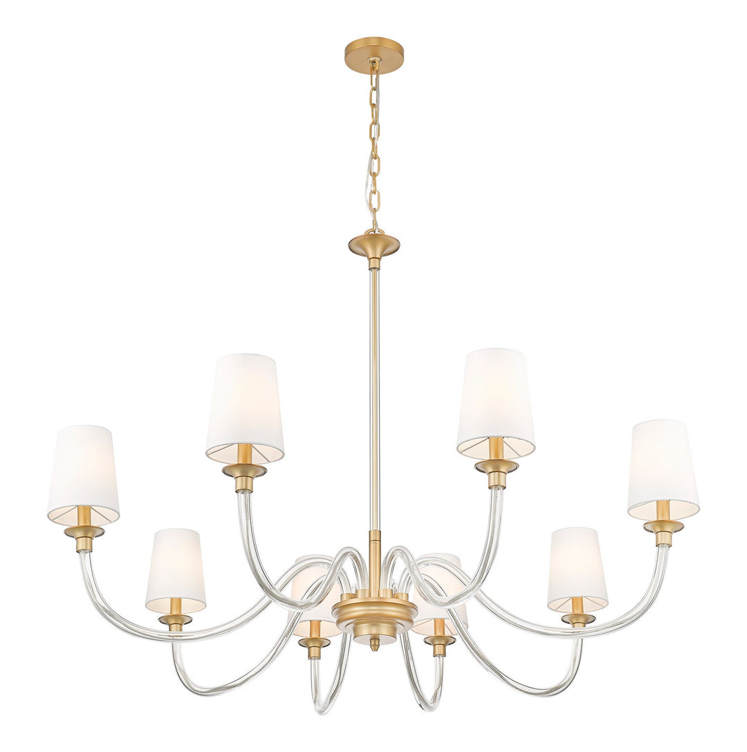 Z-Lite Canada - 1950-8RB - Eight Light Chandelier - Katerina - Rubbed Brass