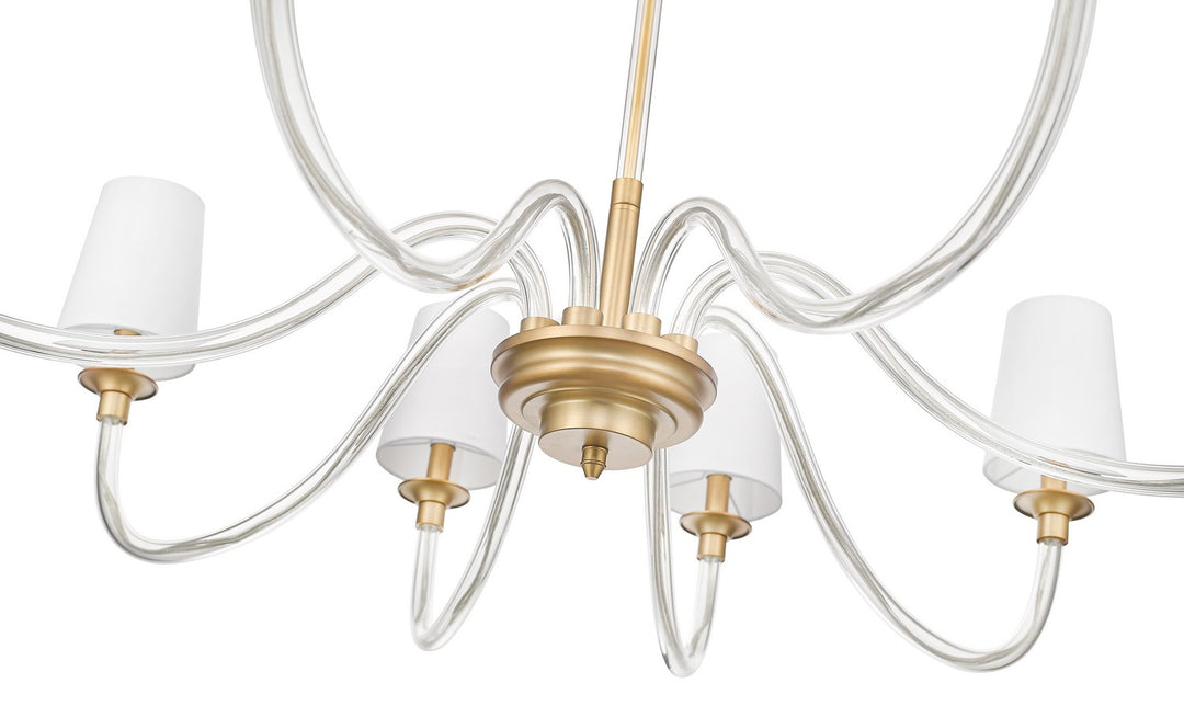 Z-Lite Canada - 1950-8RB - Eight Light Chandelier - Katerina - Rubbed Brass