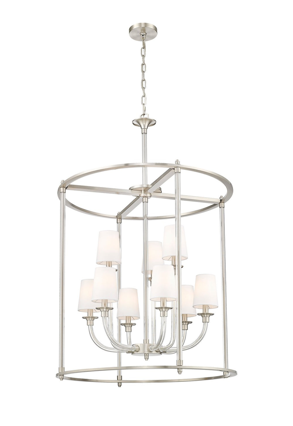 Z-Lite Canada - 1950-9C-BN - Nine Light Chandelier - Katerina - Brushed Nickel