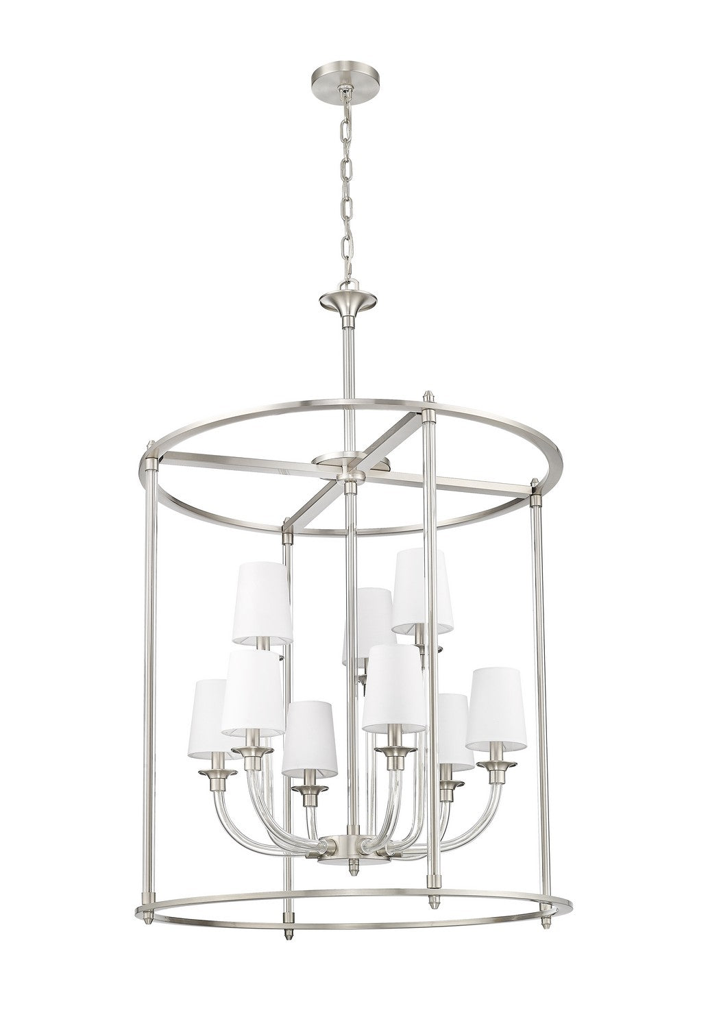 Z-Lite Canada - 1950-9C-BN - Nine Light Chandelier - Katerina - Brushed Nickel