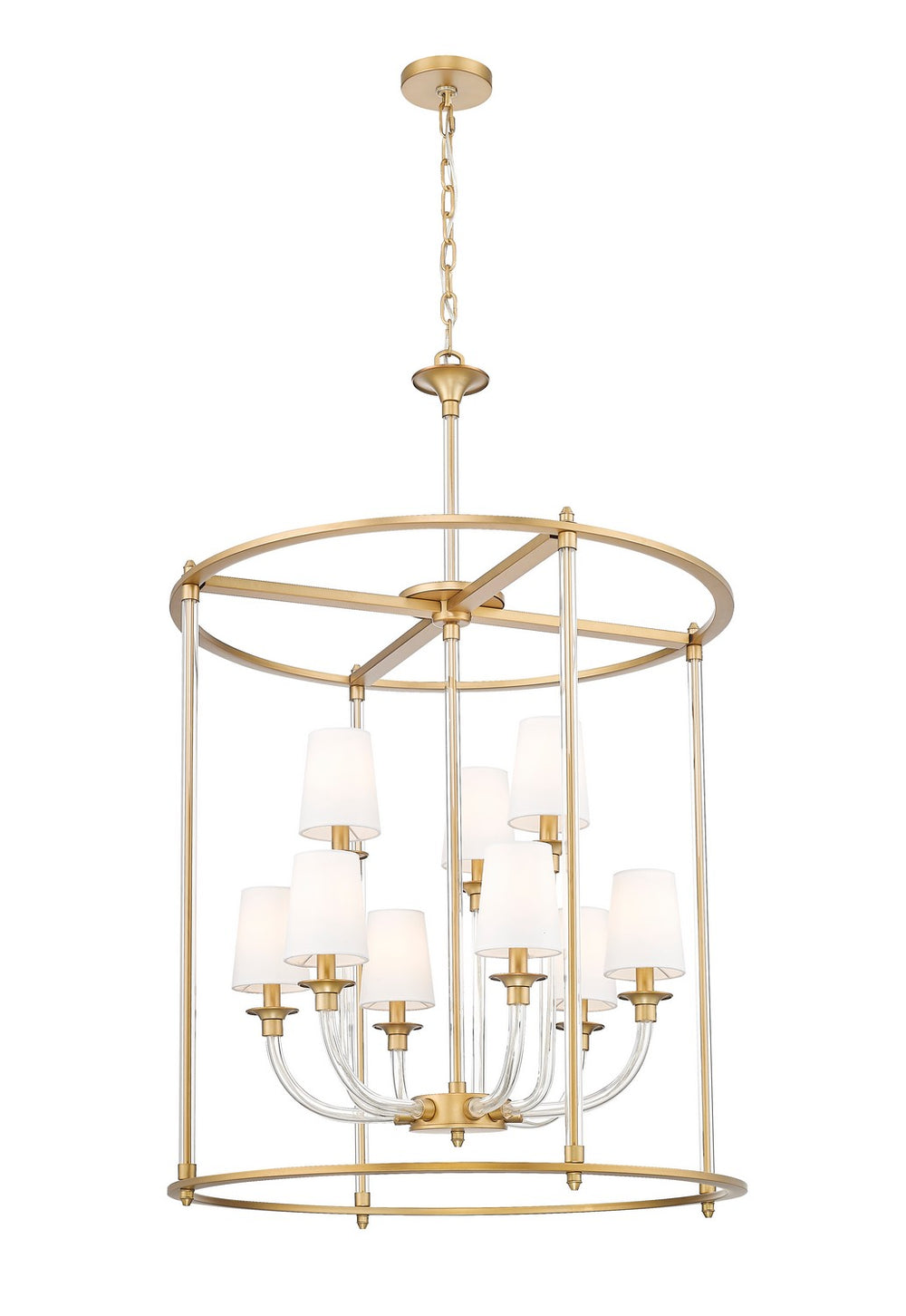 Z-Lite Canada - 1950-9C-RB - Nine Light Chandelier - Katerina - Rubbed Brass
