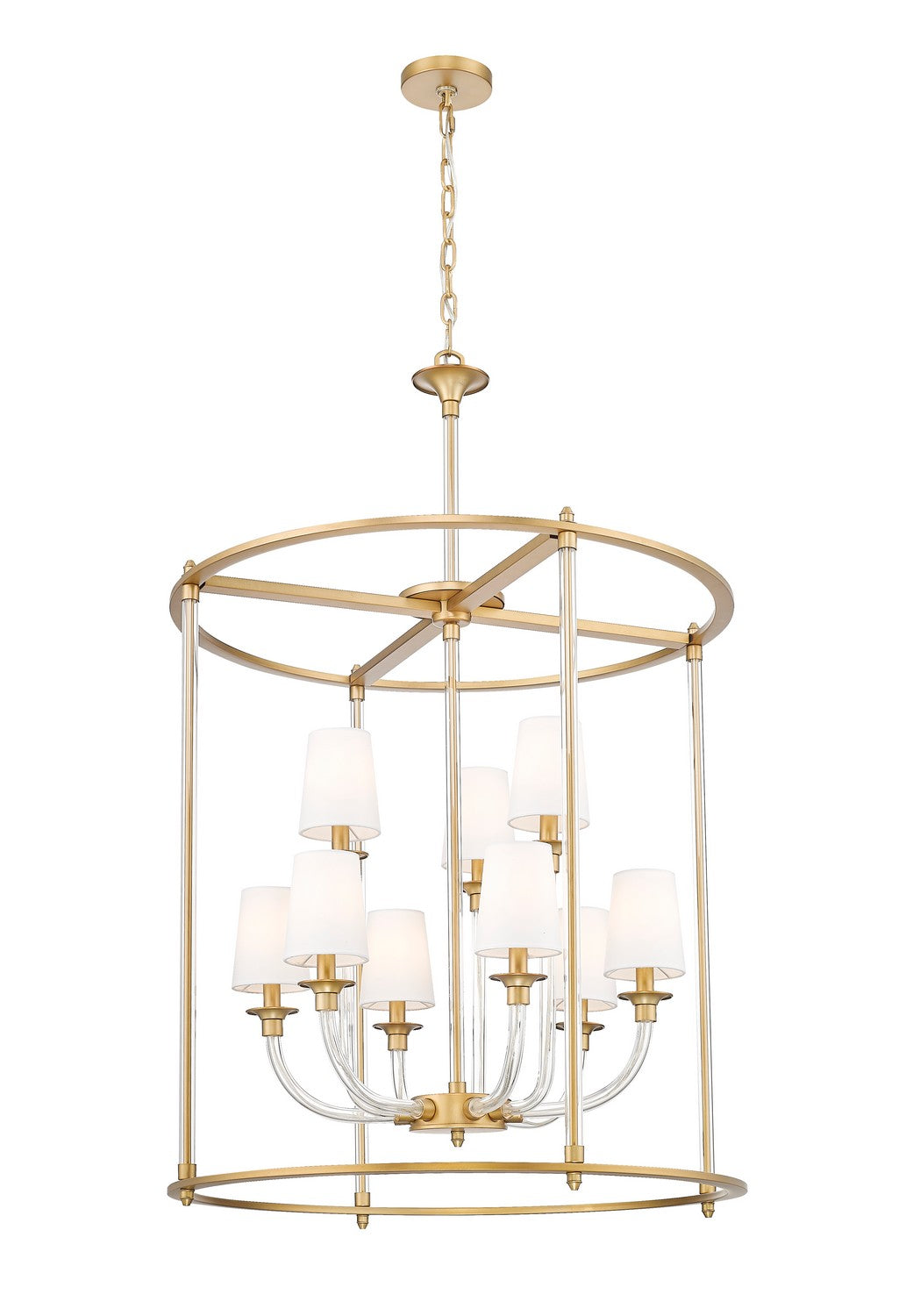 Z-Lite Canada - 1950-9C-RB - Nine Light Chandelier - Katerina - Rubbed Brass