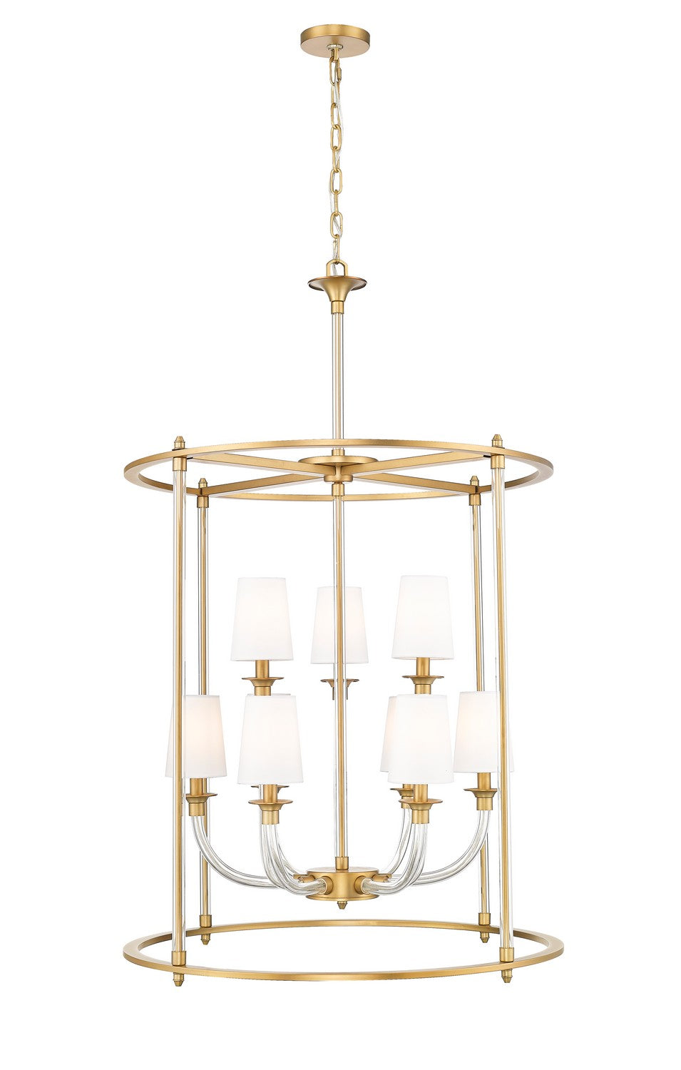 Z-Lite Canada - 1950-9C-RB - Nine Light Chandelier - Katerina - Rubbed Brass