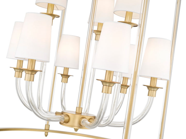 Z-Lite Canada - 1950-9C-RB - Nine Light Chandelier - Katerina - Rubbed Brass