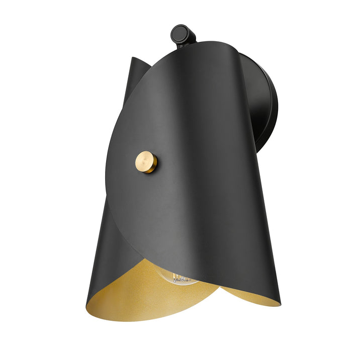 Z-Lite Canada - 1951-1S-MB - One Light Wall Sconce - Salone - Matte Black