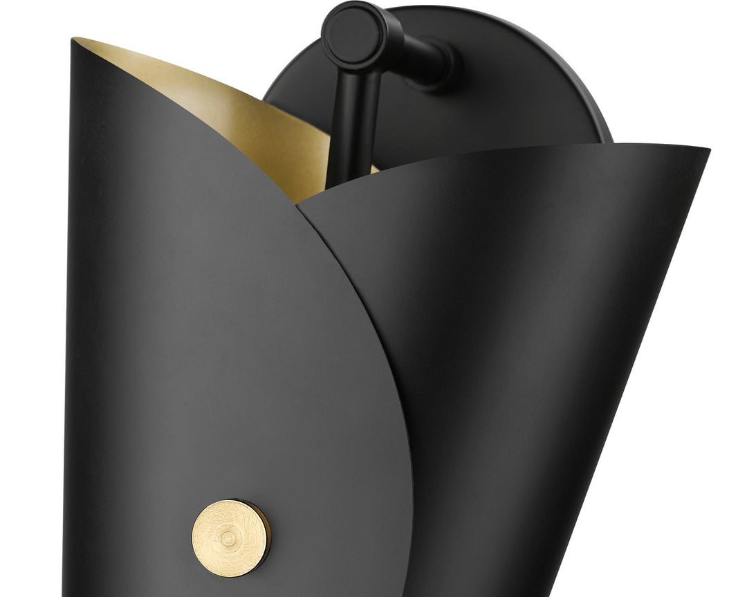 Z-Lite Canada - 1951-1S-MB - One Light Wall Sconce - Salone - Matte Black