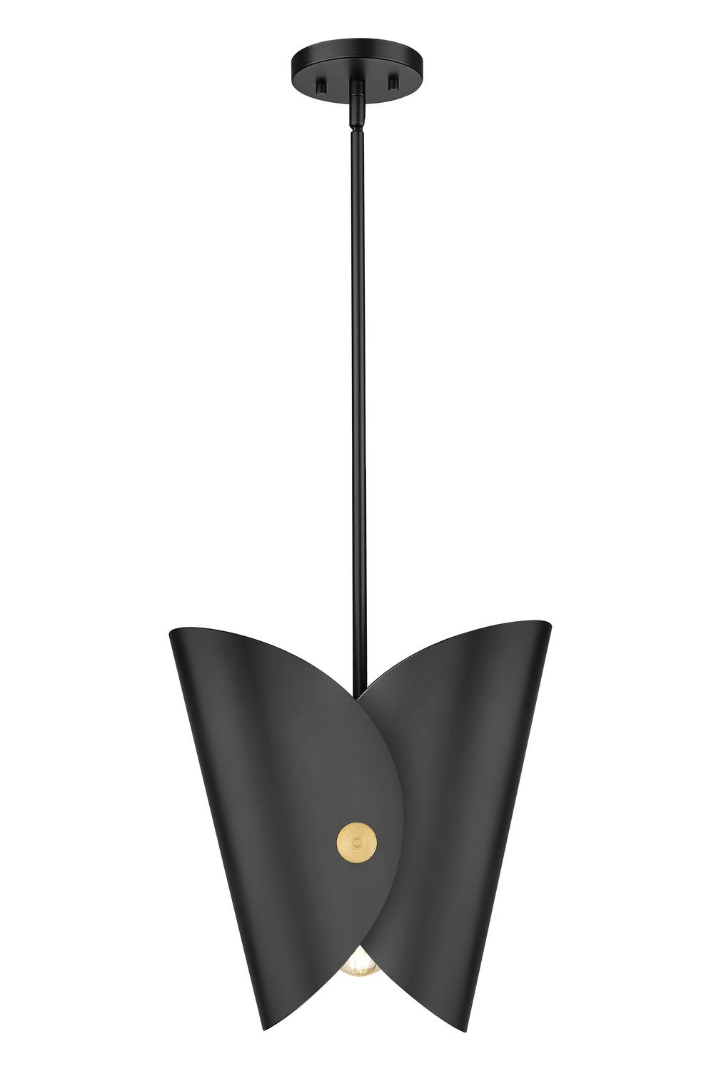 Z-Lite Canada - 1951P11-MB - One Light Pendant - Salone - Matte Black