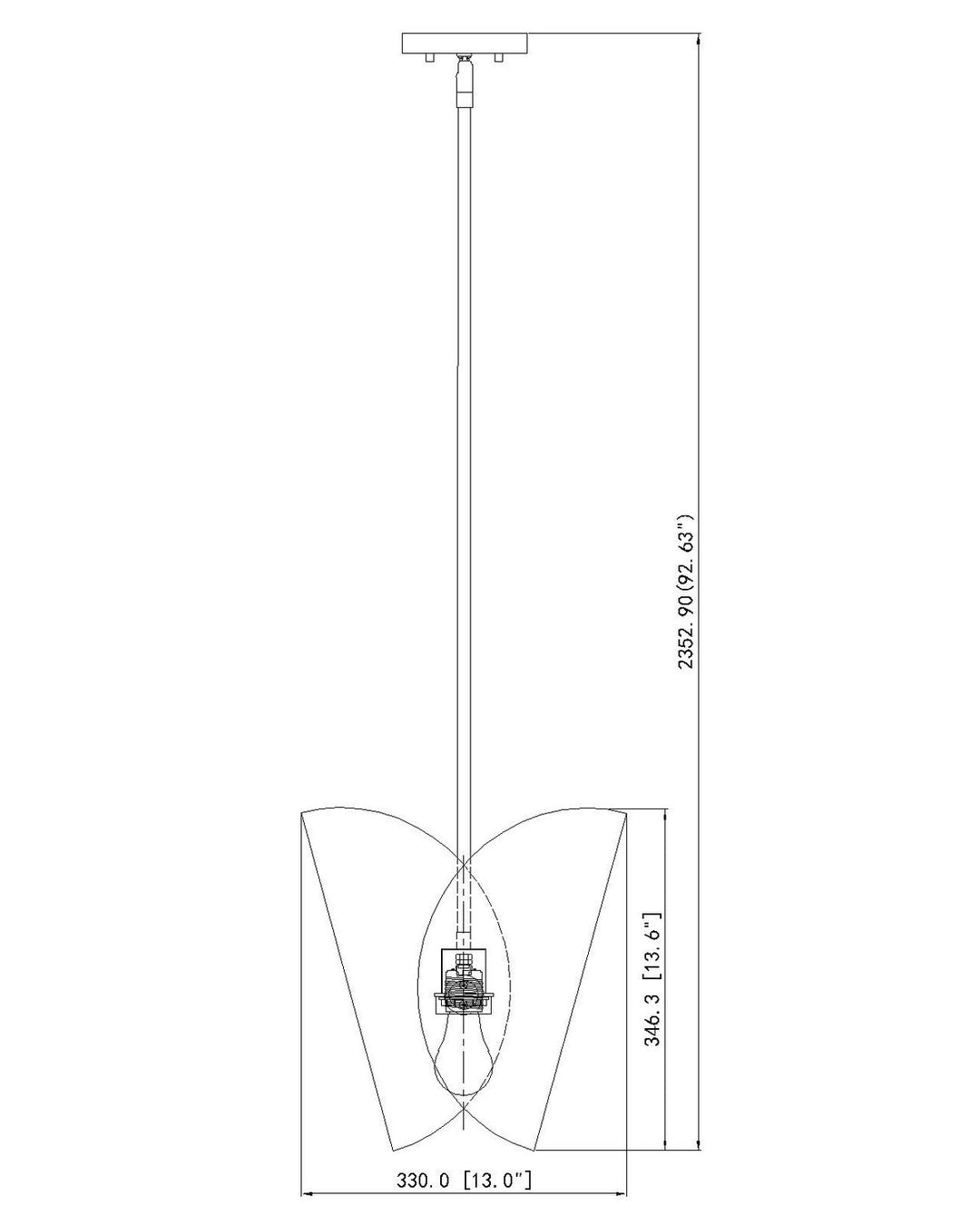 Z-Lite Canada - 1951P11-MB - One Light Pendant - Salone - Matte Black ...