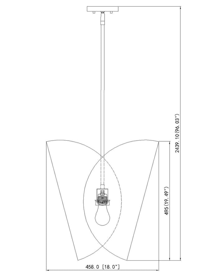 Z-Lite Canada - 1951P18-MB - One Light Pendant - Salone - Matte Black
