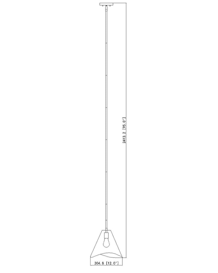 Z-Lite Canada - 1952P12-BN - One Light Pendant - Aria - Brushed Nickel