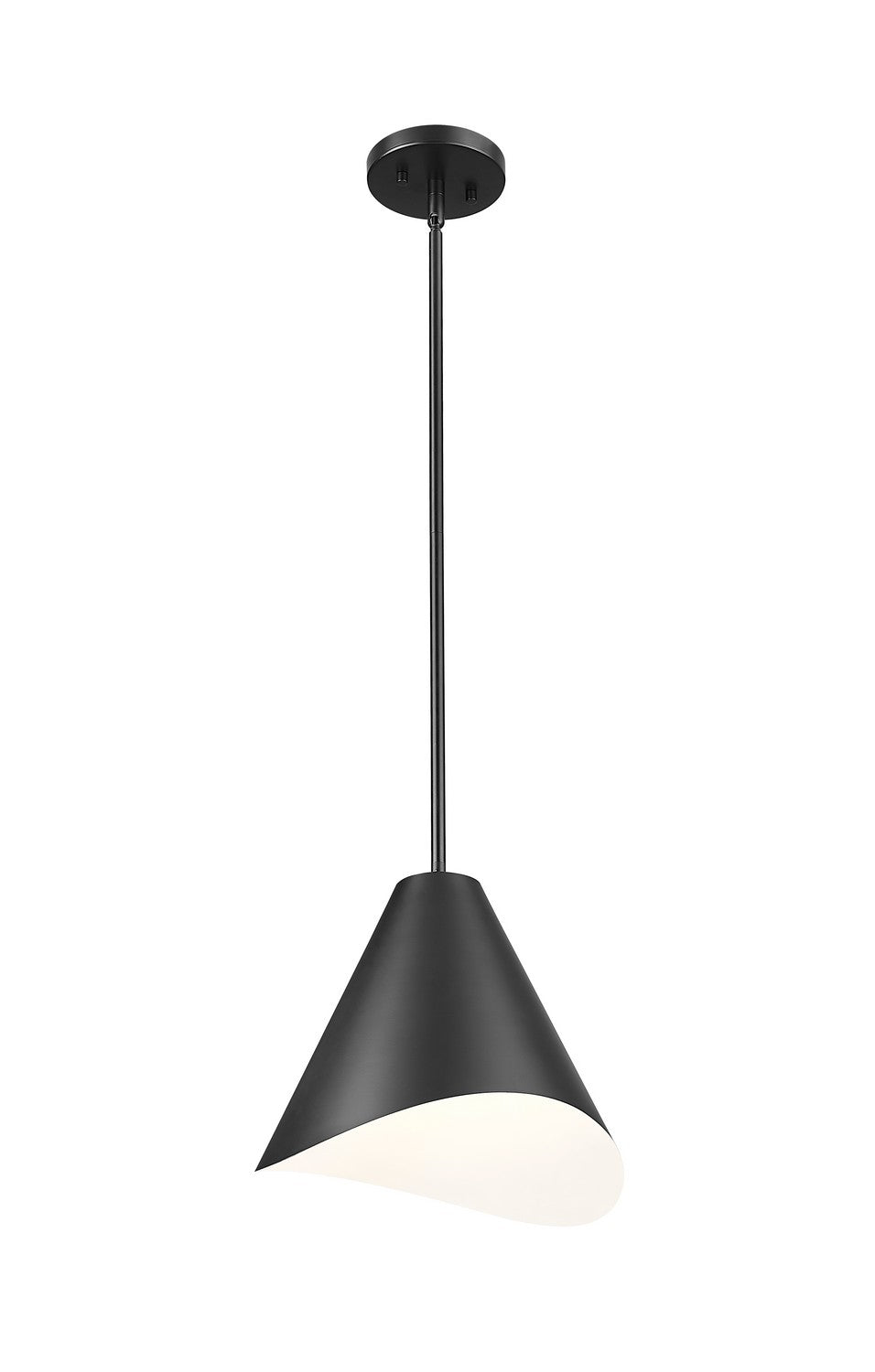 Z-Lite Canada - 1952P12-MB - One Light Pendant - Aria - Matte Black