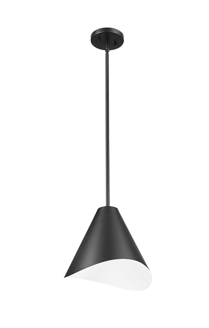 Z-Lite Canada - 1952P12-MB - One Light Pendant - Aria - Matte Black