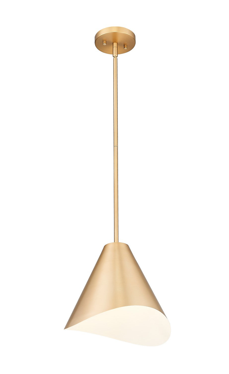 Z-Lite Canada - 1952P12-MGLD - One Light Pendant - Aria - Modern Gold
