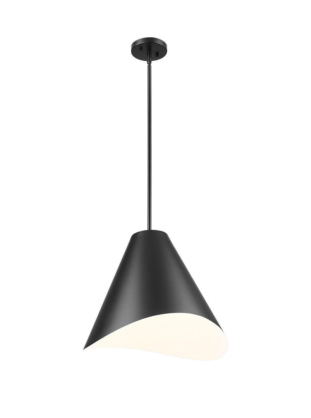 Z-Lite Canada - 1952P18-MB - One Light Pendant - Aria - Matte Black