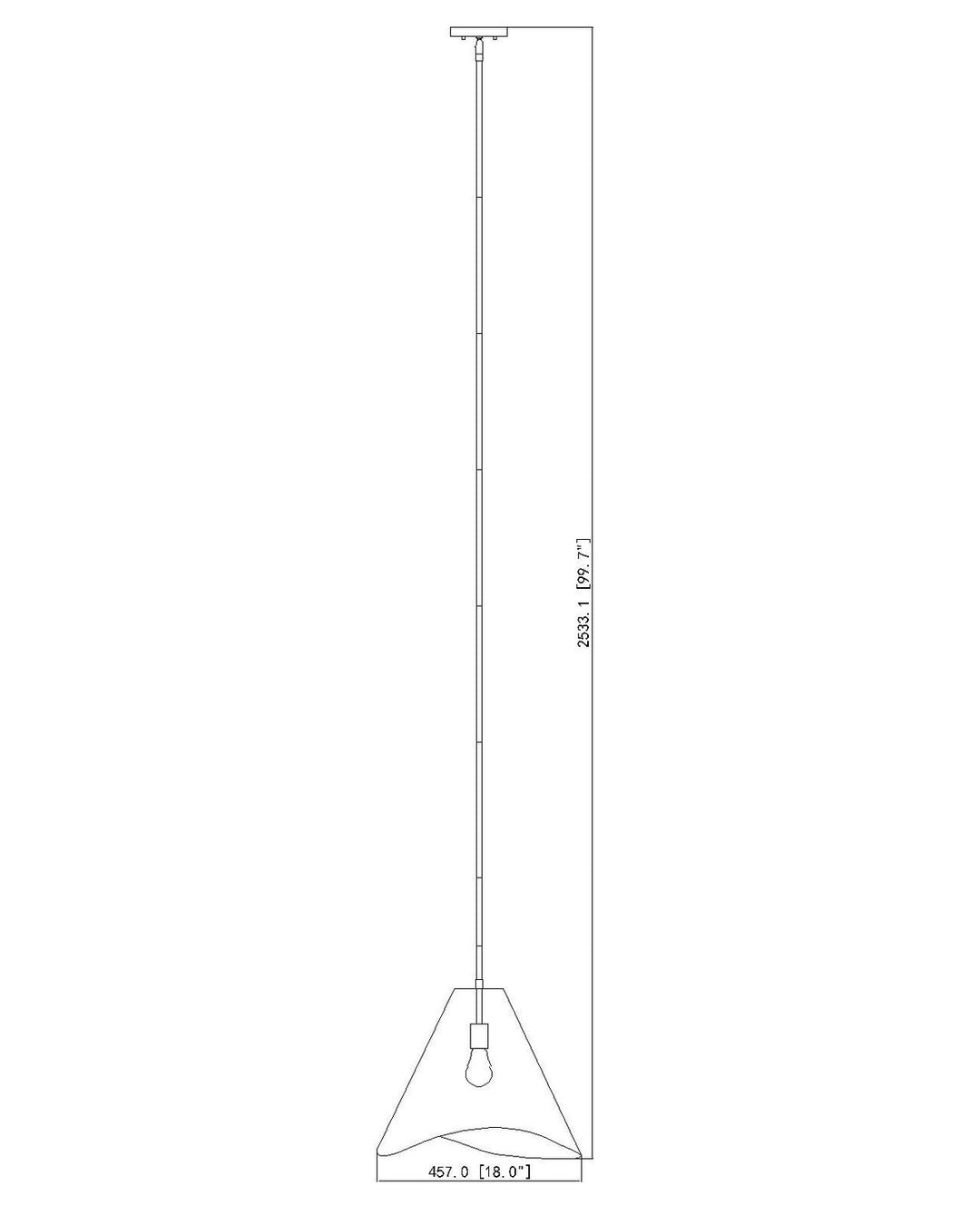 Z-Lite Canada - 1952P18-MB - One Light Pendant - Aria - Matte Black