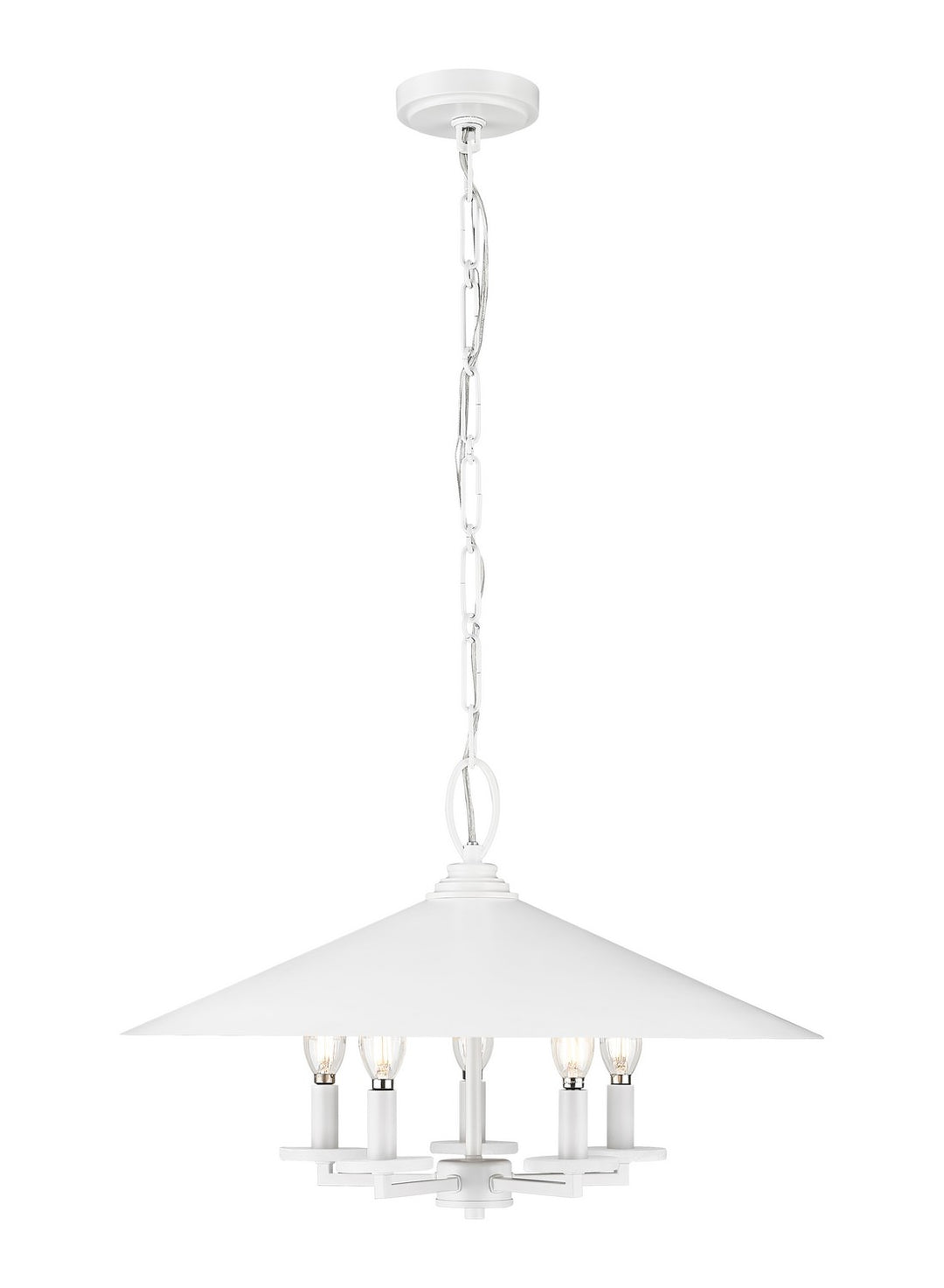 Z-Lite Canada - 1953-22MW - Five Light Pendant - Rialto - Matte White