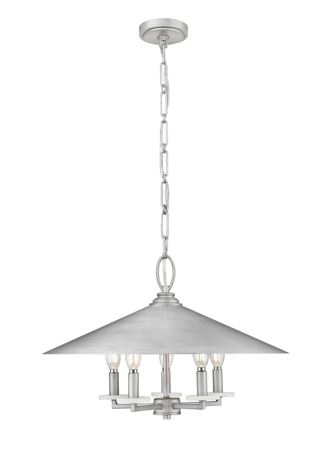 Z-Lite Canada - 1953-22SPT - Five Light Pendant - Rialto - Signature Pewter