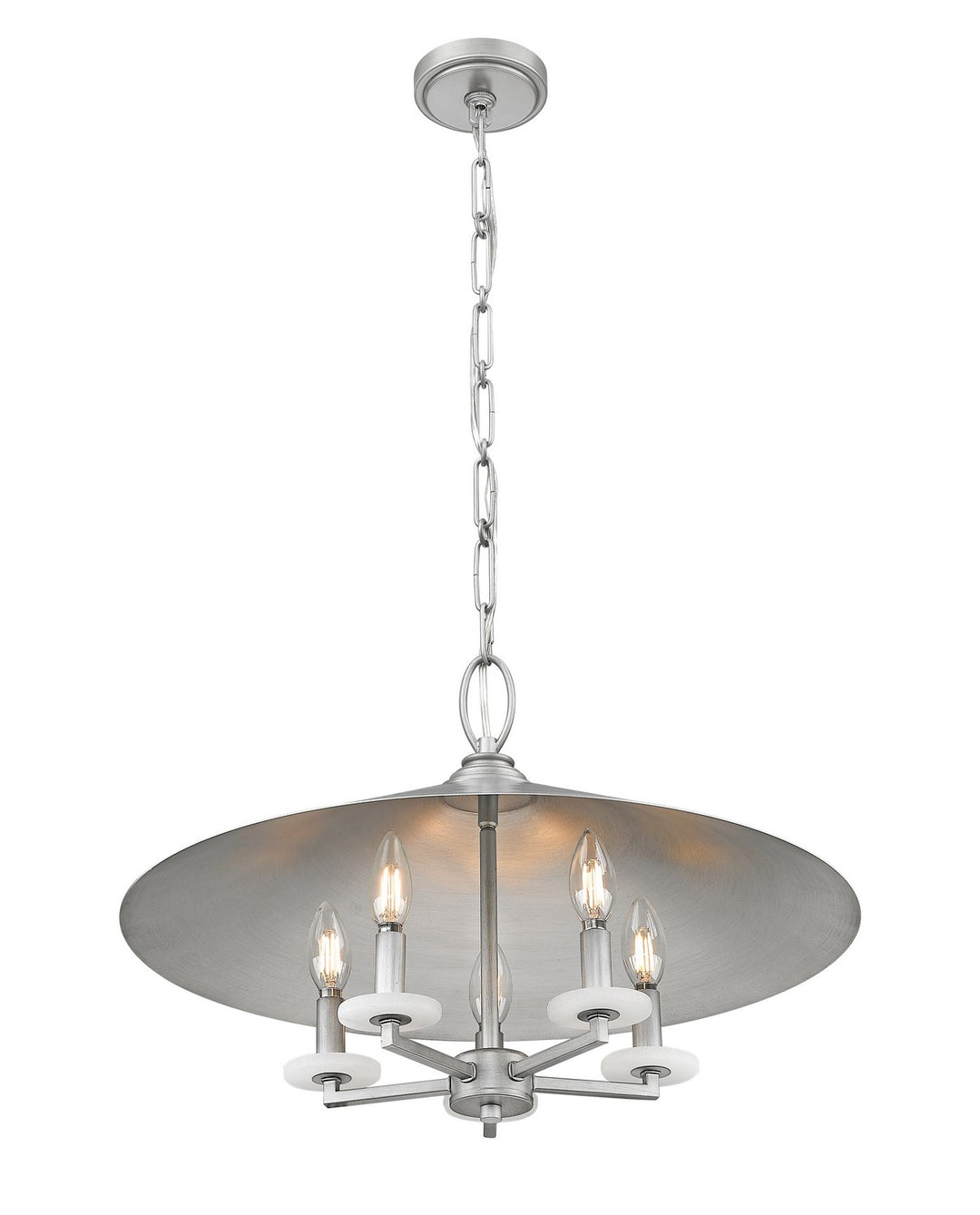 Z-Lite Canada - 1953-22SPT - Five Light Pendant - Rialto - Signature Pewter