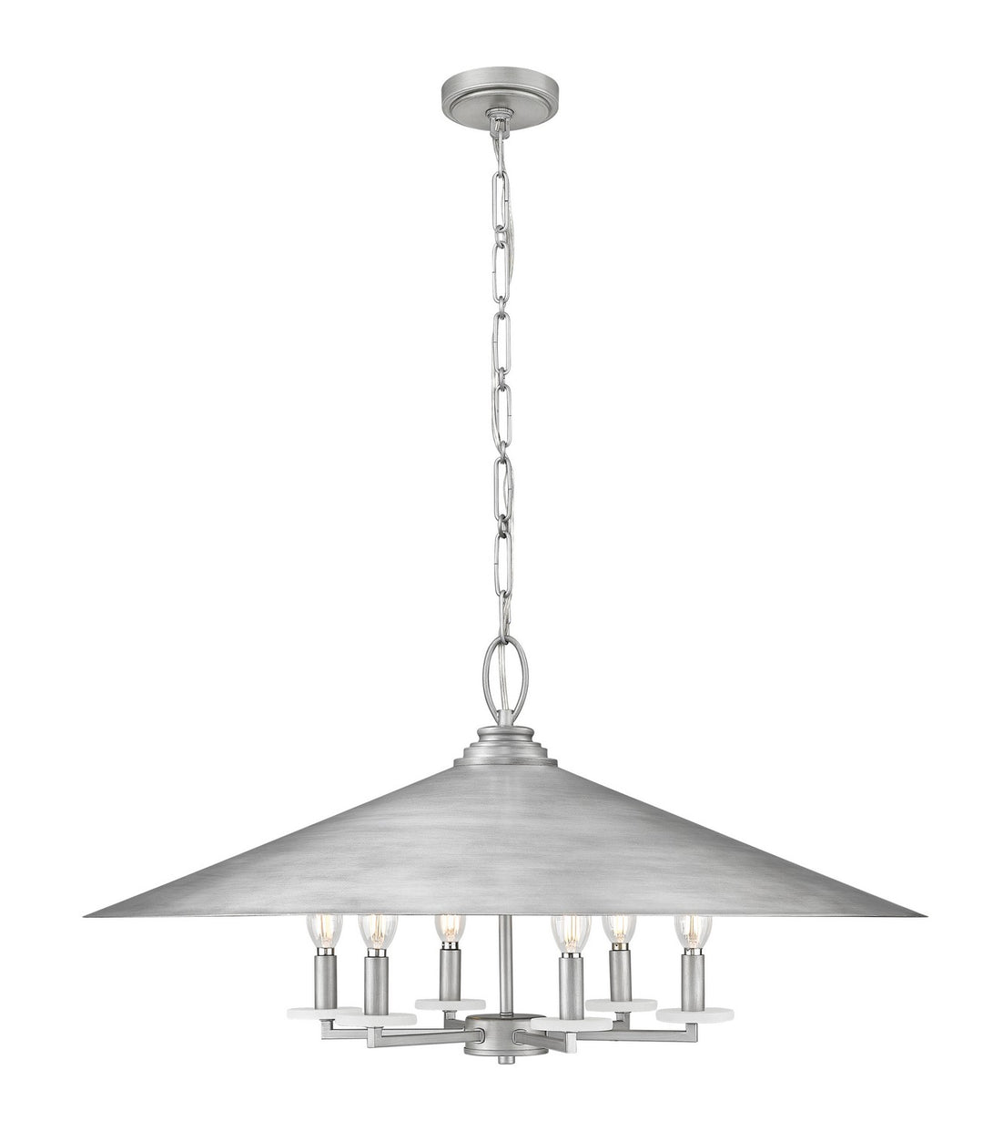 Z-Lite Canada - 1953-32SPT - Six Light Pendant - Rialto - Signature Pewter