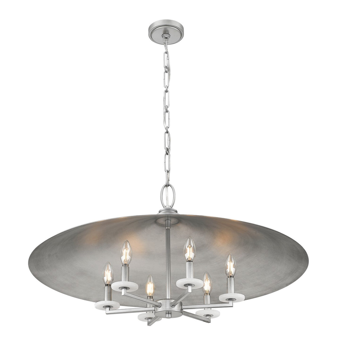 Z-Lite Canada - 1953-32SPT - Six Light Pendant - Rialto - Signature Pewter