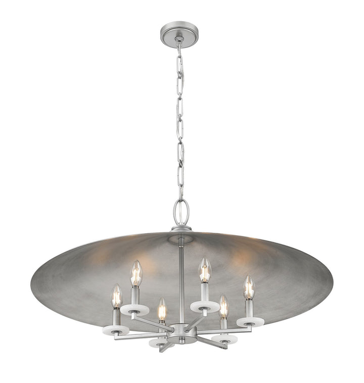 Z-Lite Canada - 1953-32SPT - Six Light Pendant - Rialto - Signature Pewter