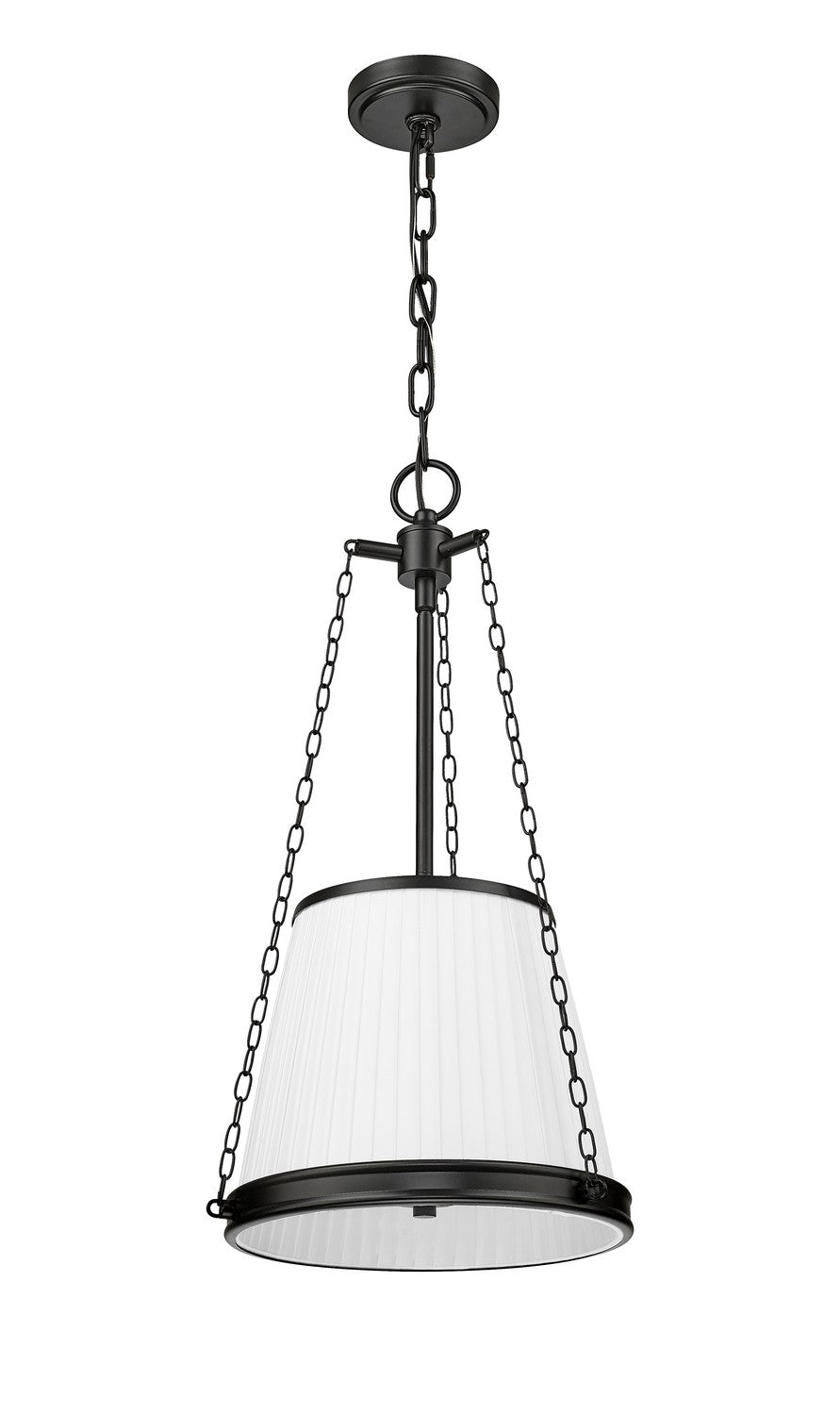 Z-Lite Canada - 1954P12-MB - Four Light Pendant - Madeline - Matte Black