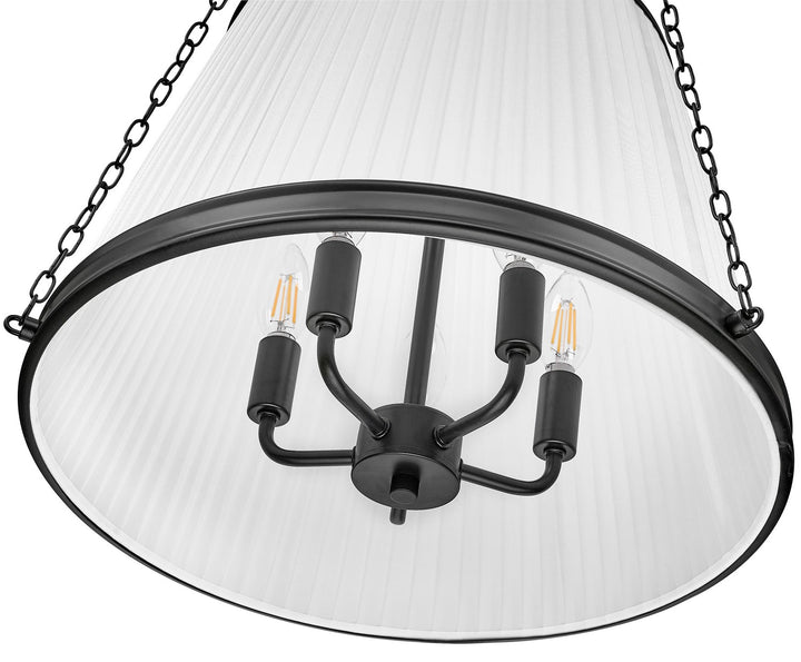 Z-Lite Canada - 1954P18-MB - Five Light Pendant - Madeline - Matte Black