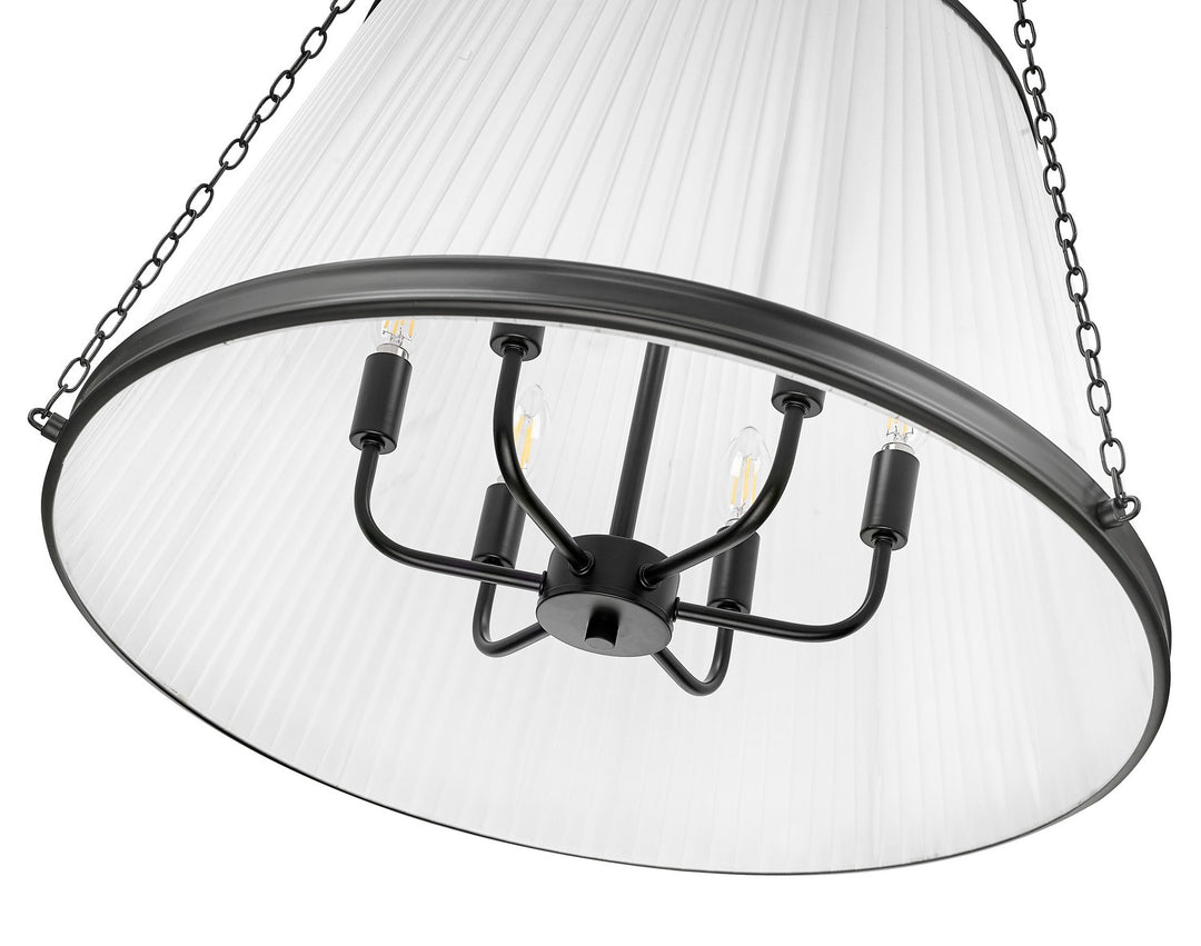 Z-Lite Canada - 1954P24-MB - Six Light Pendant - Madeline - Matte Black