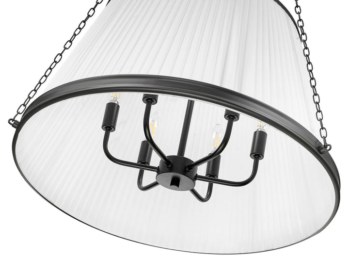 Z-Lite Canada - 1954P24-MB - Six Light Pendant - Madeline - Matte Black
