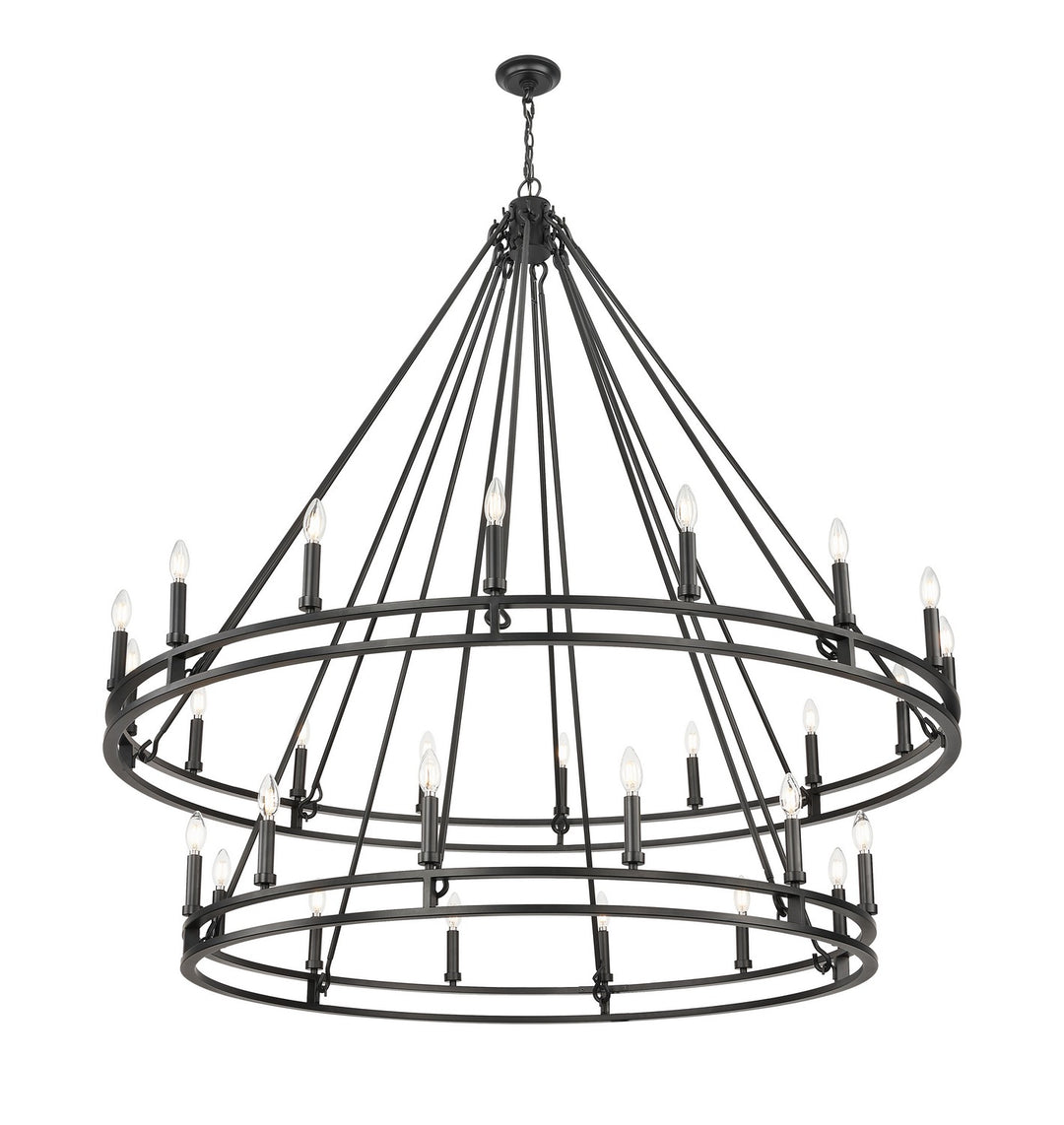 Z-Lite Canada - 4005-28MB - 28 Light Chandelier - Dennison - Matte Black