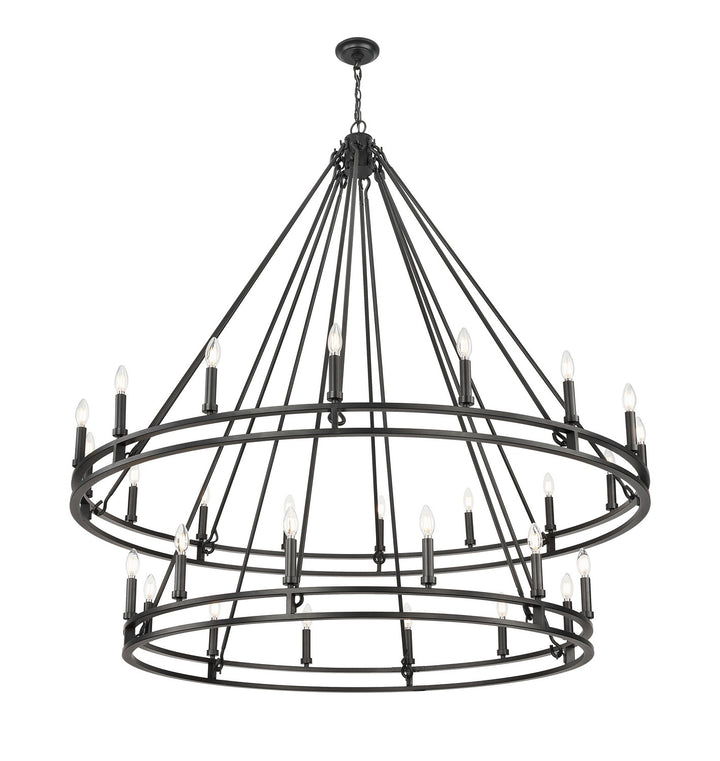 Z-Lite Canada - 4005-28MB - 28 Light Chandelier - Dennison - Matte Black