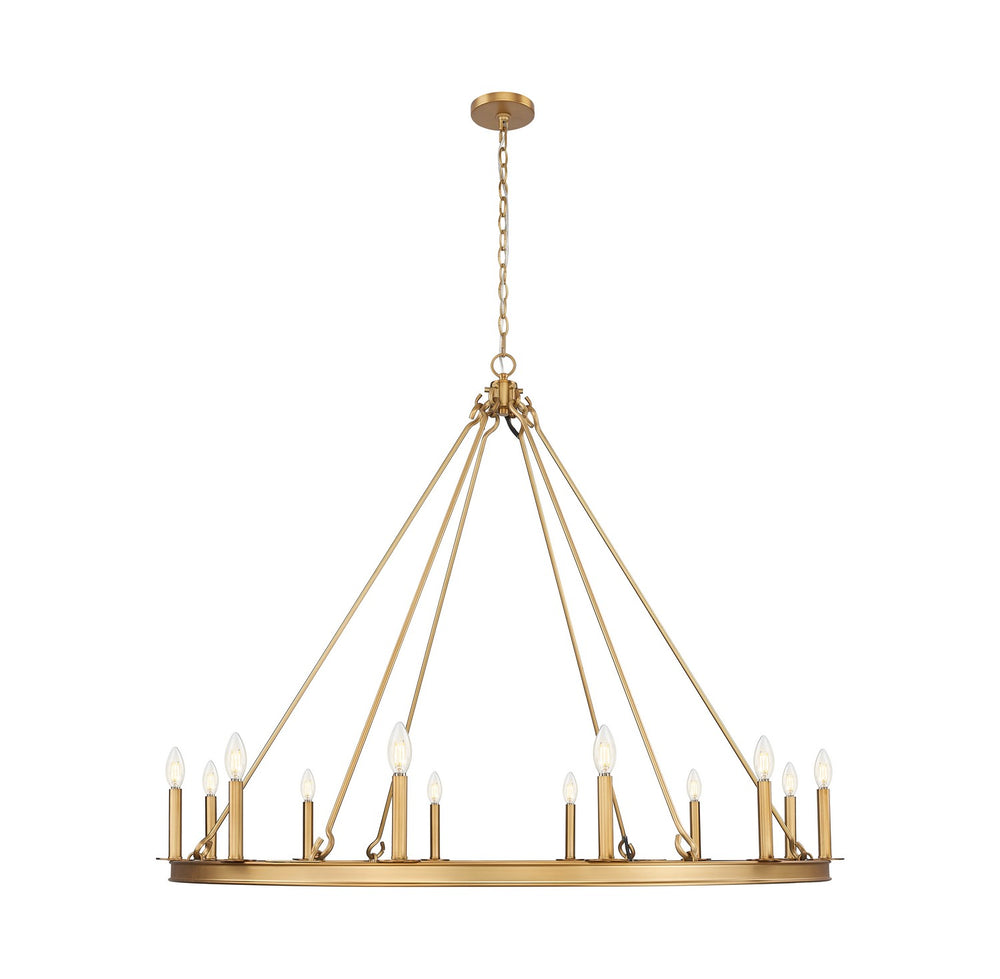 Z-Lite Canada - 482R-12RB - 12 Light Chandelier - Barclay - Rubbed Brass