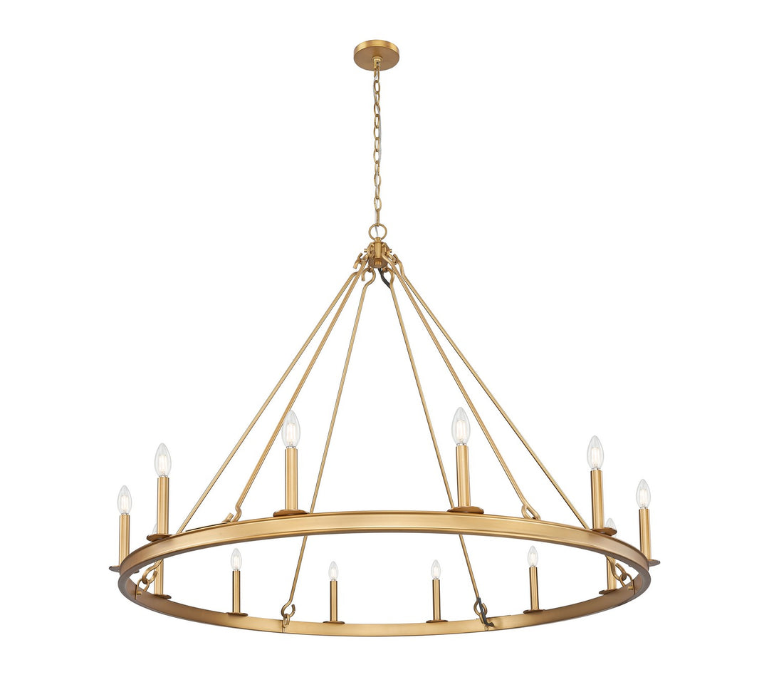 Z-Lite Canada - 482R-12RB - 12 Light Chandelier - Barclay - Rubbed Brass