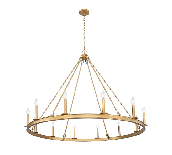 Z-Lite Canada - 482R-12RB - 12 Light Chandelier - Barclay - Rubbed Brass