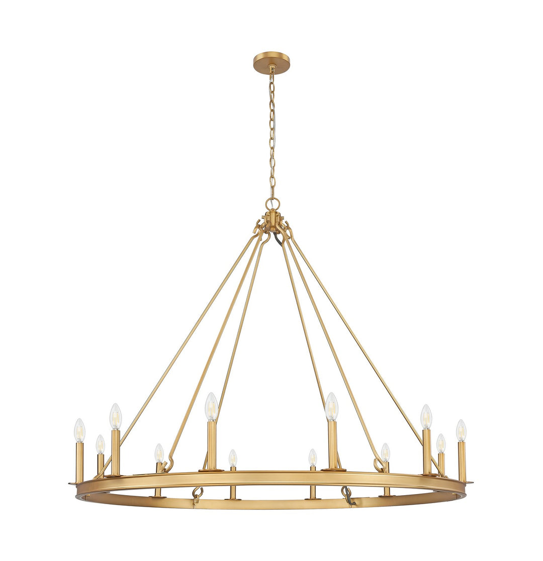 Z-Lite Canada - 482R-12RB - 12 Light Chandelier - Barclay - Rubbed Brass