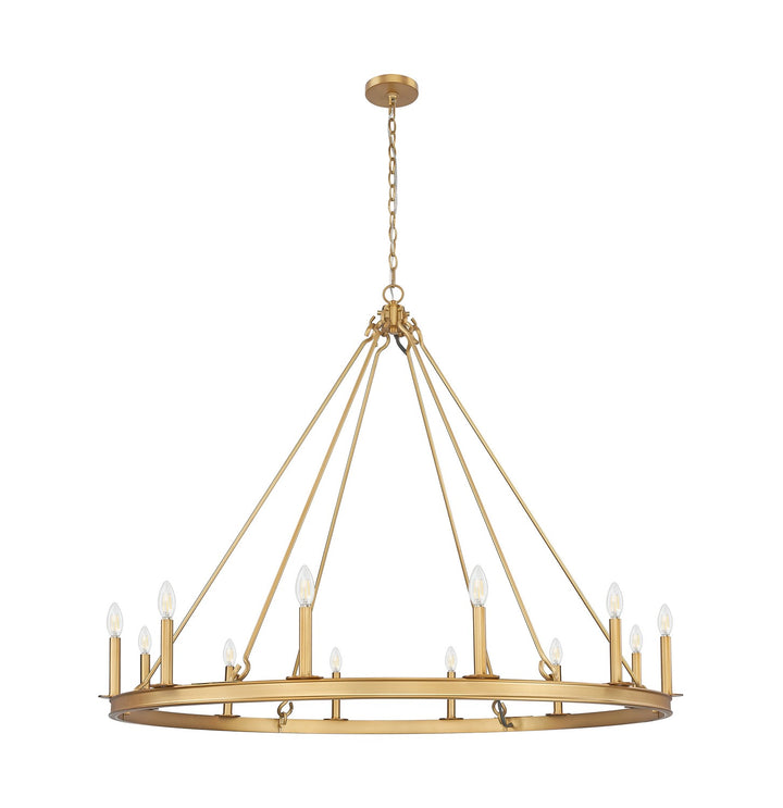 Z-Lite Canada - 482R-12RB - 12 Light Chandelier - Barclay - Rubbed Brass