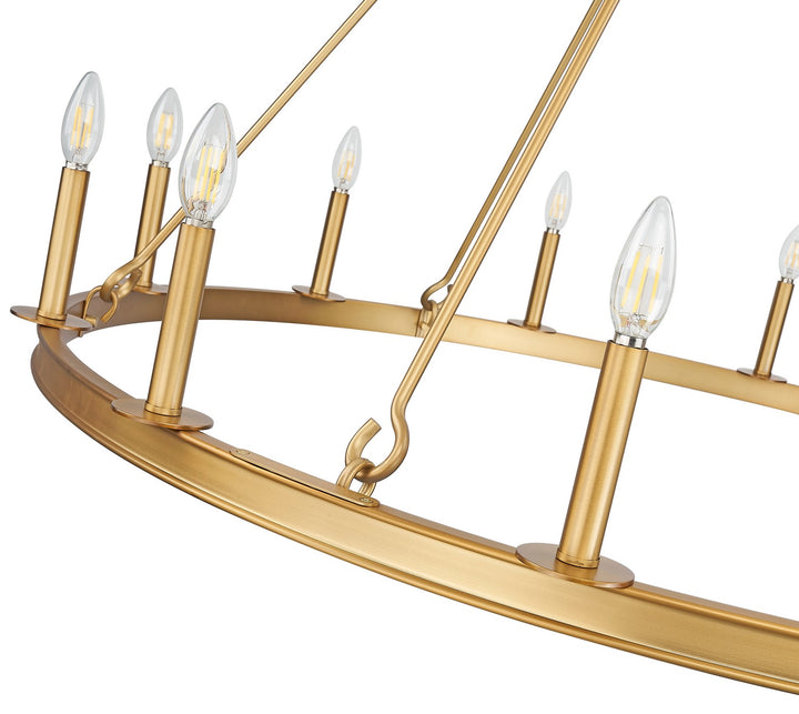 Z-Lite Canada - 482R-12RB - 12 Light Chandelier - Barclay - Rubbed Brass