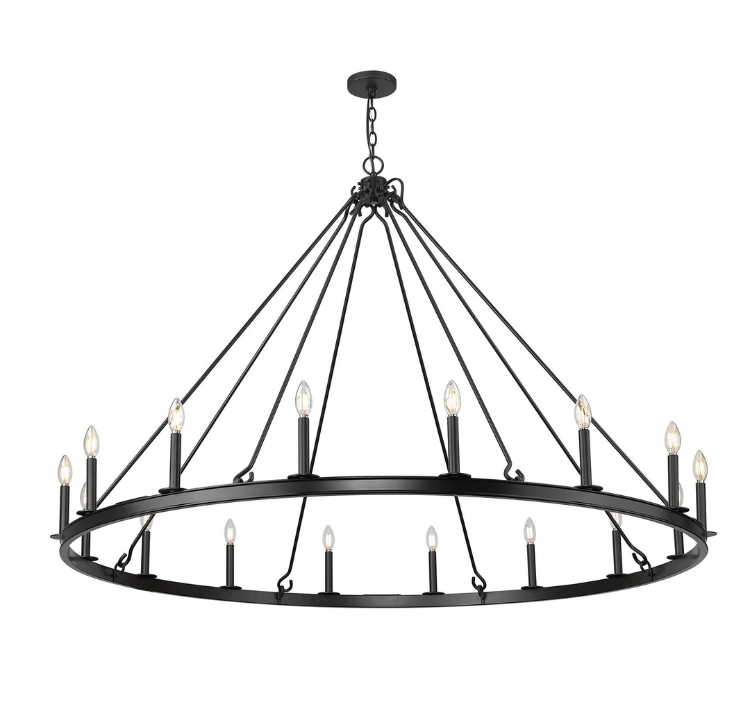Z-Lite Canada - 482R-16MB - 16 Light Chandelier - Barclay - Matte Black