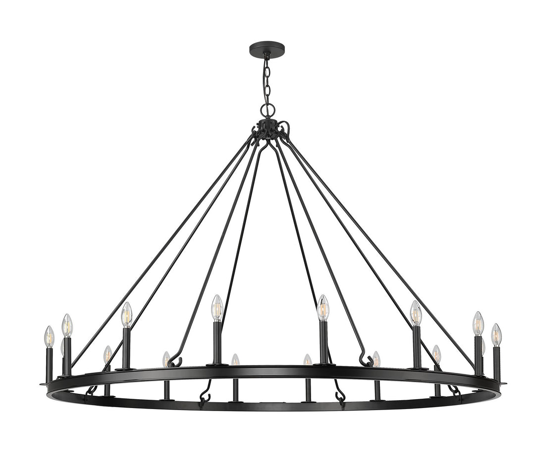 Z-Lite Canada - 482R-16MB - 16 Light Chandelier - Barclay - Matte Black